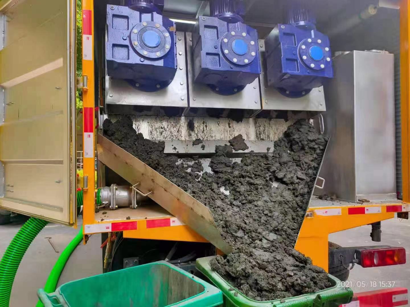 冯坡镇化粪池清掏城市维护站-泥浆净化干湿分离处理